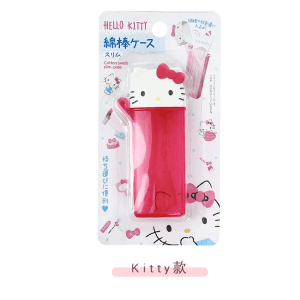 Hello Kitty Portable Cotton Swab Storage Box Floss Storage Hair Clip Box Square Style Hello Kitty 1 piece