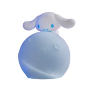 【中國直郵】 三麗鷗月球系列小夜燈 擺飾 矽膠 卡通創意禮物 可愛小夜燈 - 大耳狗 1個