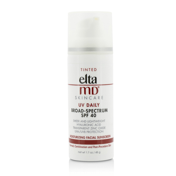 ELTAMD UV Daily Moisturizing Facial Sunscreen SPF 40 For Normal, Combination & Post-Procedure Skin - Tinted 48g/1.7oz