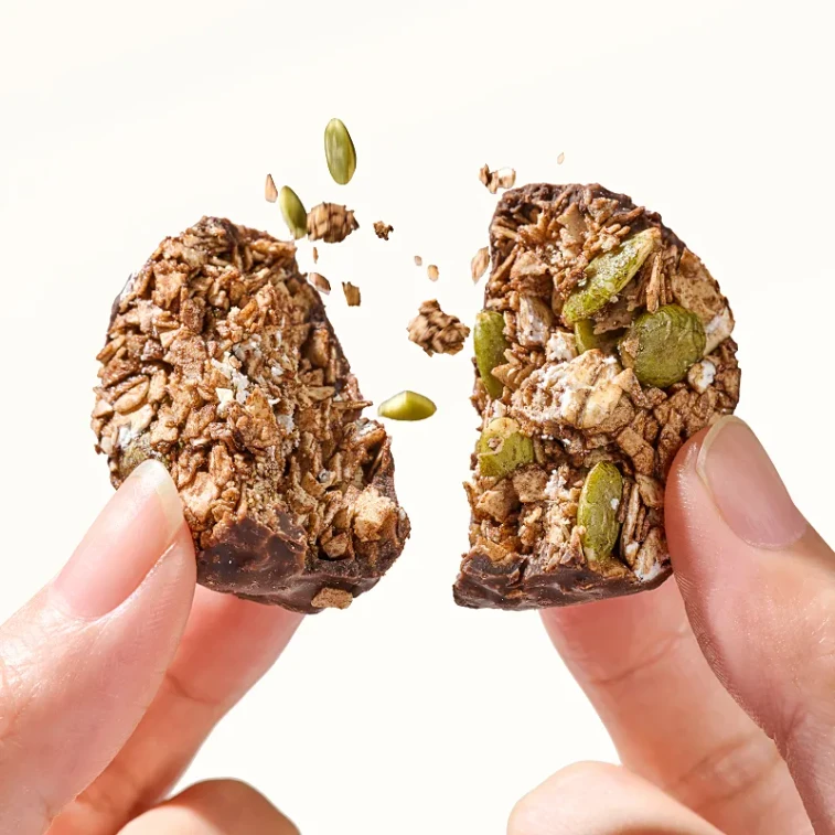 【香港直送】onlytree 生チョコレートナッツオーツ麦クリスプ 100g*2箱 ダークチョコレート+ホワイトチョコレート 高タンパク低カロリー 3