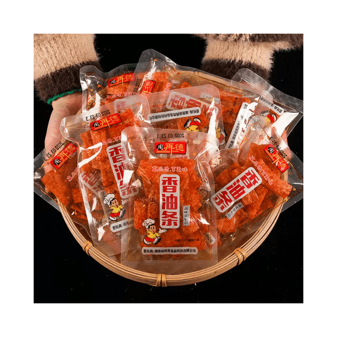 주덕 어린 시절 추억의 참기름 맛 매콤한 라탸오 평강 옛날식 부드러운 밀가루 튀김 [날짜 신선 맛 폭발][라탸오 필수 추천][현물 즉시 발송] 30g*5 팩