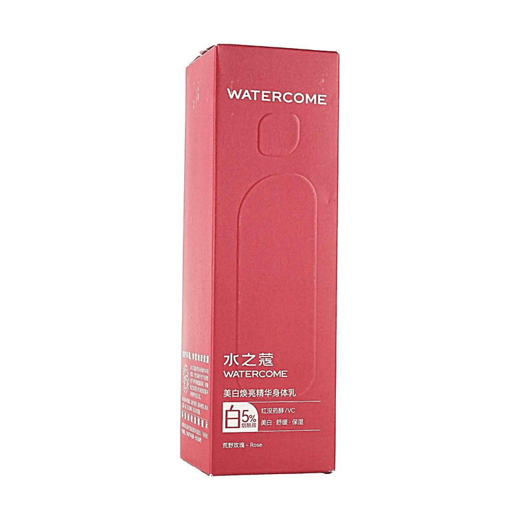 WATERCOME水之蔻 美白焕亮精华身体乳 220g 荒野玫瑰 提亮肤色 保湿滋润 3