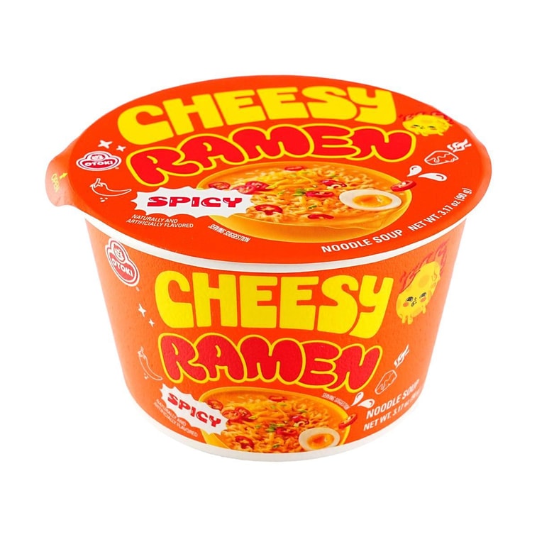Cheesy Ramen 【Value Gift Pack*4】【Cheddar + Spicy Flavor + Spicy Chili & Cheddar Flavor + Cheddar & Mascarpone Flavor】 4