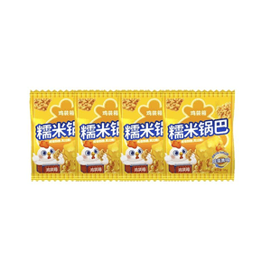【中国直邮】 鸡装箱 糯米咸蛋黄锅巴 35g*4包