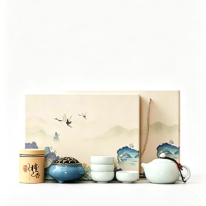 ‌Auspicious Start Chinese Trend Three-Teapot Gift Set | 1box