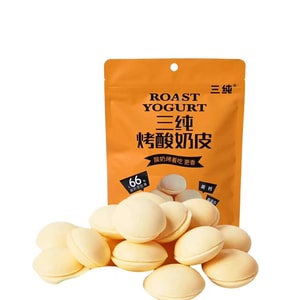【中国直邮】 三纯 草原烤奶皮 内蒙古特产健康奶食品 60g