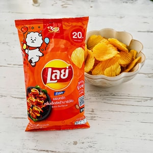 【Exclusive Thai Flavor】Extra Barbecue Potato Chips, 48g