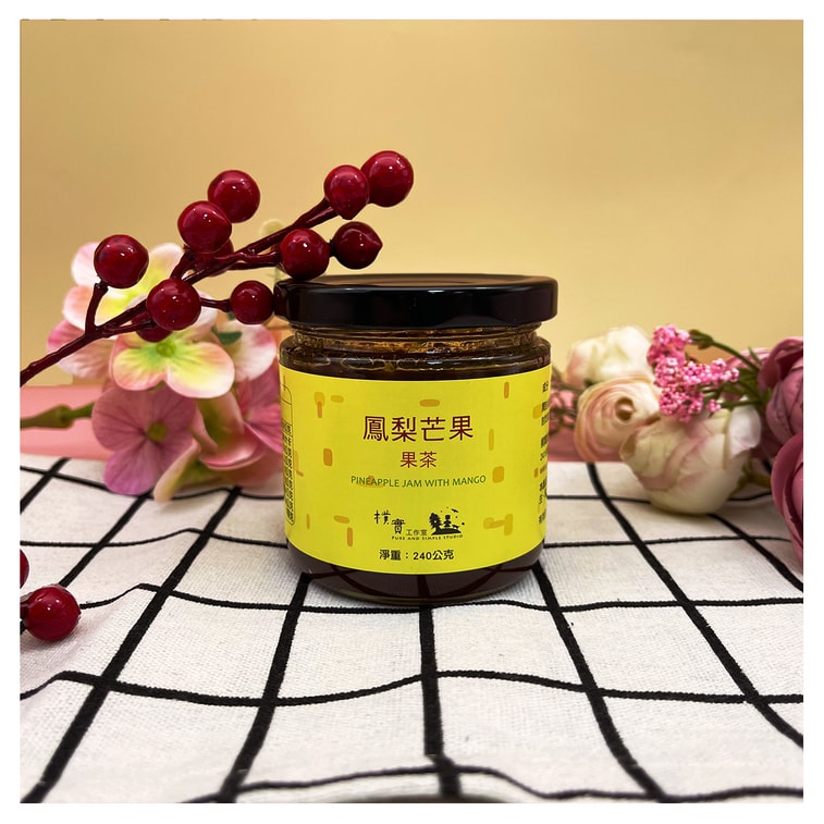 [台灣直郵] 樸實 鳳梨芒果果茶 240g 3