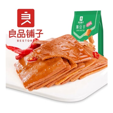 [中国直邮] BESTORE 良品铺子薄豆干甜辣味小零食休闲小吃160g