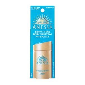 [일본 직배송] 시세이도 아네사 선크림 SPF50+ PA++++ 60ML (골드 병) - 방수 및 방습 선크림 로션
