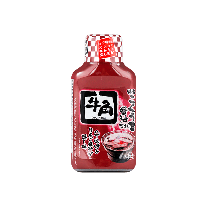 日本牛角GYU-KAKU 烤肉腌蘸两用酱 特制酱油味 210g
