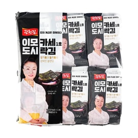 Imokase Sesame and Perilla Oil Seasoned Roasted Laver Seaweed,12pc 1.69 oz 【Culinary Class War】