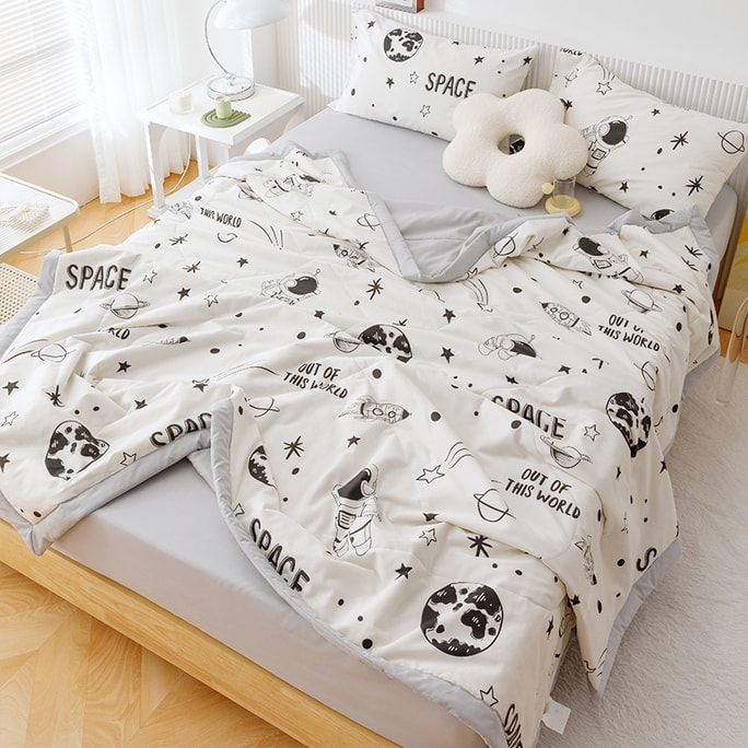 Soybean fiber cotton air-conditioning quilt space astronaut (150*200cm single quilt)