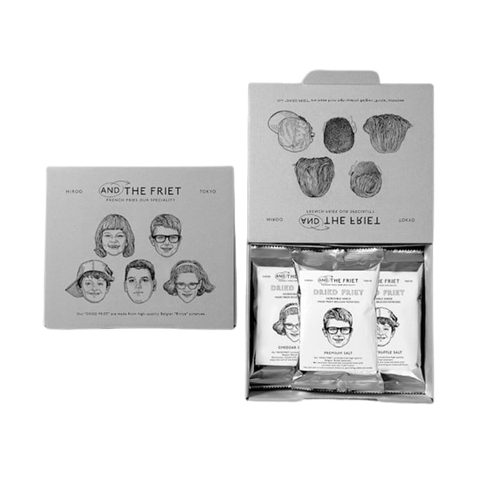 And The Friet French Fries 5 Flavors Gift Box Mini 5Packs