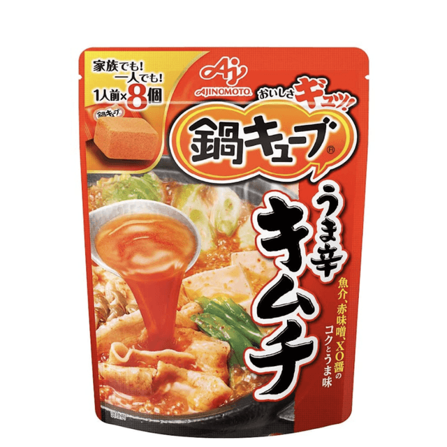 日本直邮】特价促销味之素AJINOMOTO 高汤锅底调味料韩国泡菜锅一人份汤