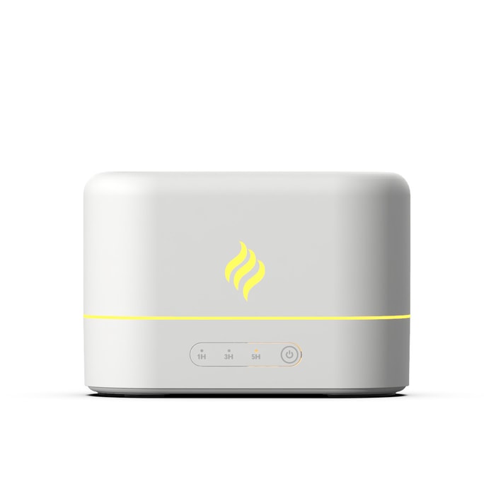 【中国直邮】Anplus 火焰加湿器 白色款/个 桌面香薰机 大雾量氛围灯