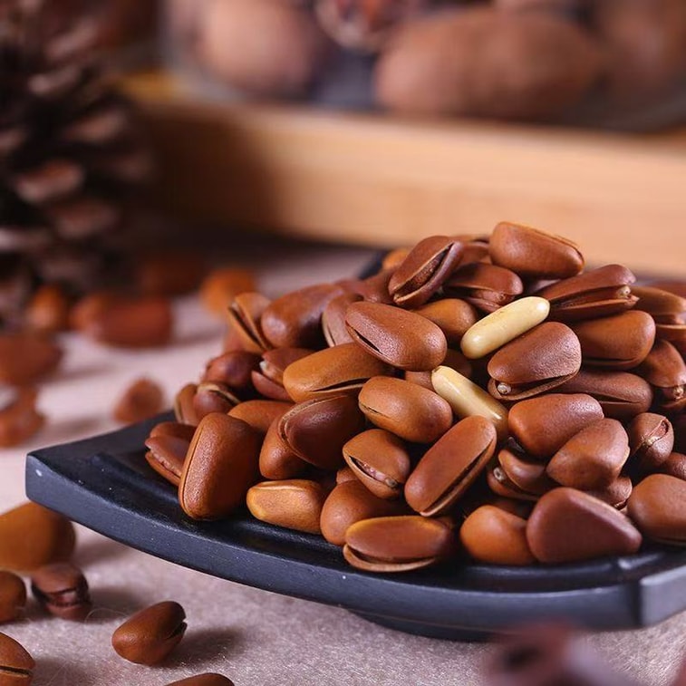 Northeast Pine Nuts, Casual Snack, Nuts And Dried Fruits, Seasonal Extra-large Hand-peeled Specialty, New Product, 250g X 1 bag 8