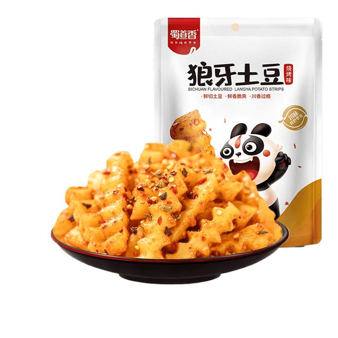 Spicy Wolf-Tooth Potato Snack To Satisfy Your Craving, 150g*1 Bag