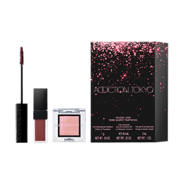 日本KOSE ADDICTION 彩妝套裝 #ROSE QUARTZ TEMPTATION 粉晶玫瑰
