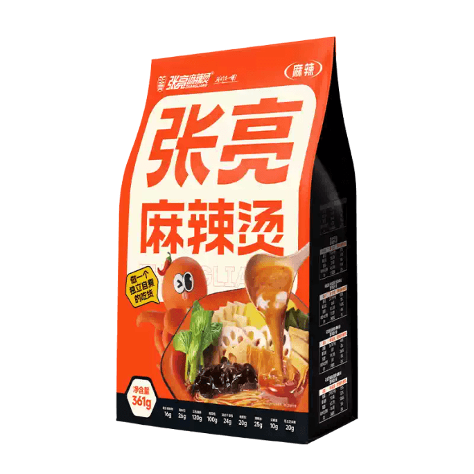张亮麻辣烫 正宗东北老式麻辣烫夜宵待煮速食【网红爆款】麻辣烫361g*1袋