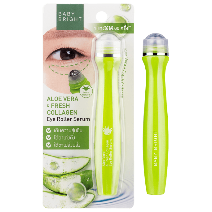 ALOE VERA & FRESH COLLAGEN EYE ROLLER SERUM 15ml