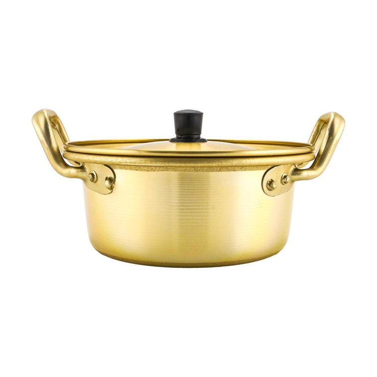 韓式泡麵碗泡麵鍋 雙耳煮鍋黃鋁鍋 16cm 韓國製造 11