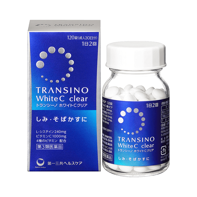 TRANSINO WHITEC New Whitening Pills 120 capsules