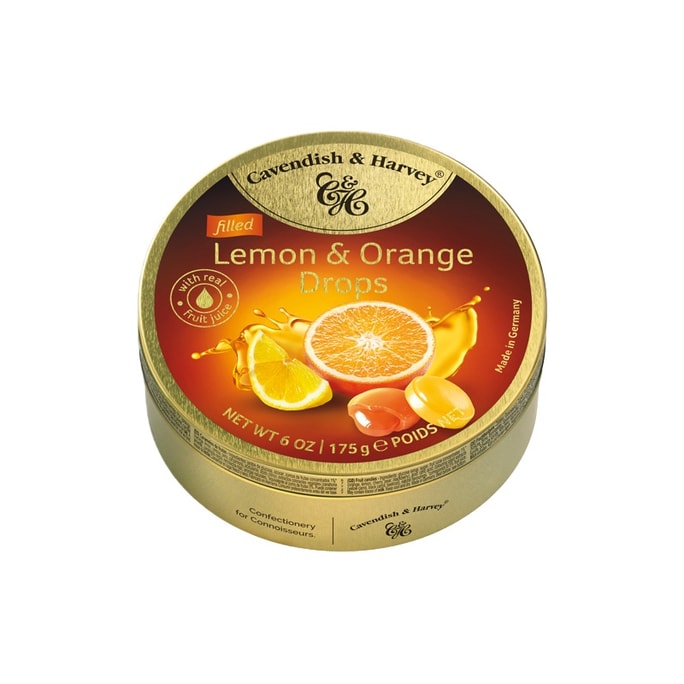 Fruit & Mint Hard Candy - Tin Box New Year & Wedding Assorted Flavors 175g