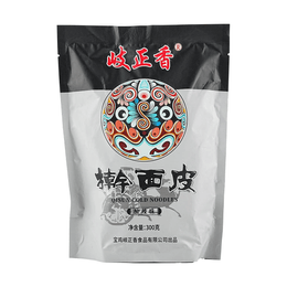 岐正香 宝鸡擀面皮 凉皮 酸辣味 300g【含面筋】【陕西特产】