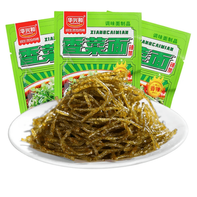 Xinghe Coriander Noodles with spicy strips   20  g    5  bags