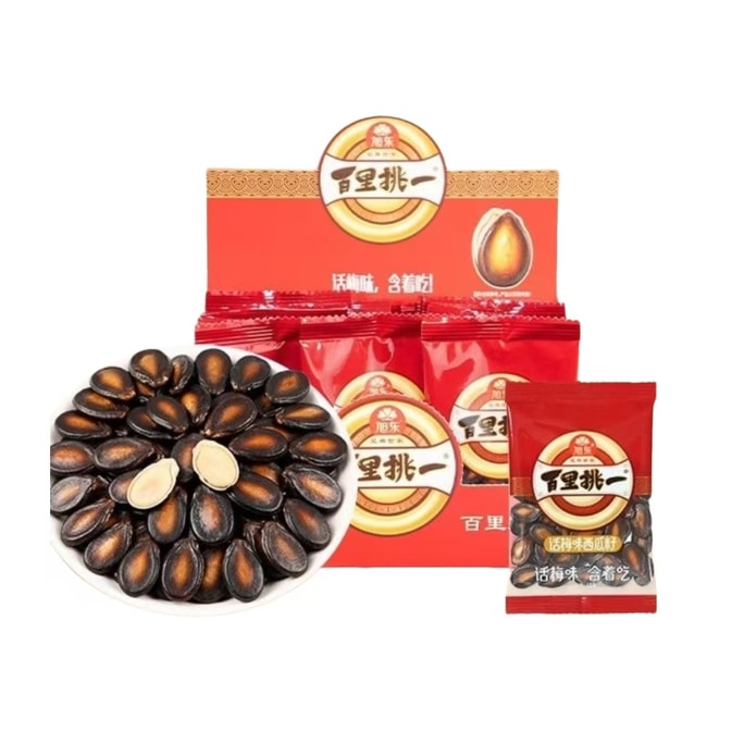 【中国直邮】 旭东 新货【话梅味西瓜子】390g*1盒  年货零食