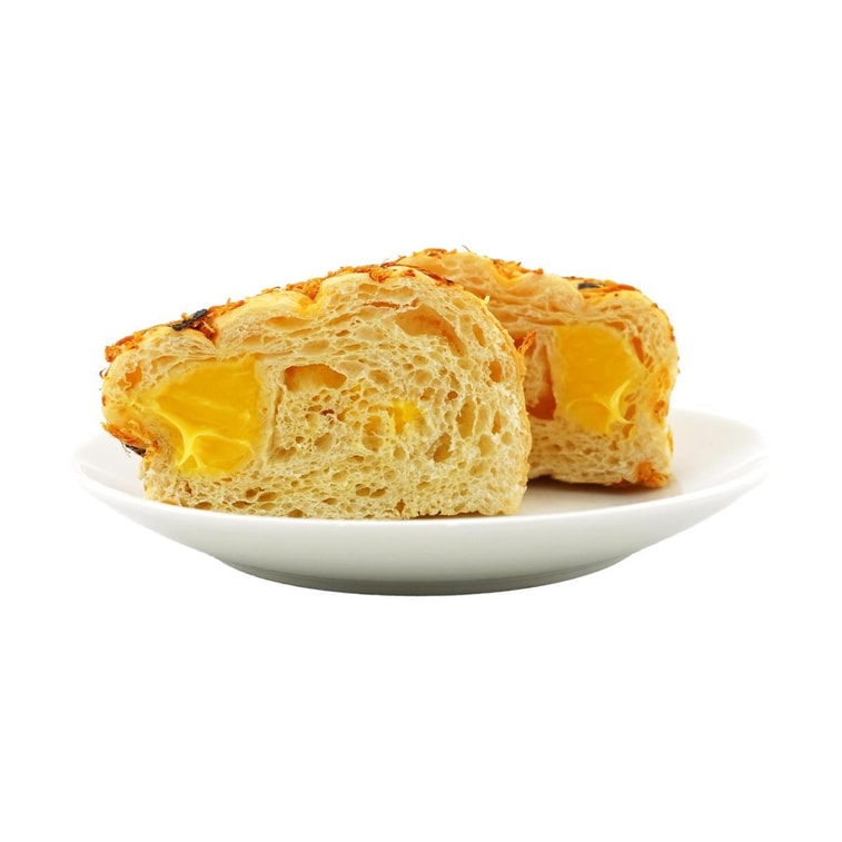 Molten Lava Taro Chicken Meat Floss Cream Bread 13.76 oz 10