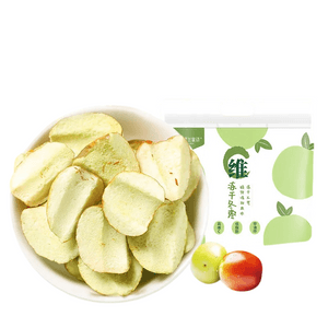 【中国直邮】 楼兰蜜语 冻干冬枣105gx2新疆脆枣片红枣子果干零食