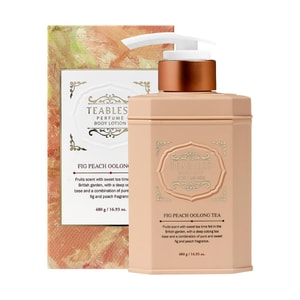 韩国TEABLESS茶柏蕾诗 香氛身体乳 韩系伪体香 一抹吸收全身护肤 无花果桃子乌龙茶 480克​