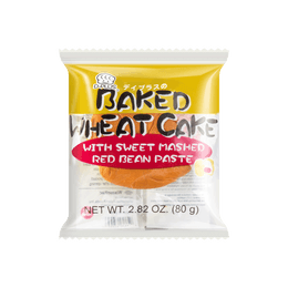 Natural Yeast Bread with Sweet Mashed Red Bean Paste, 2.82oz