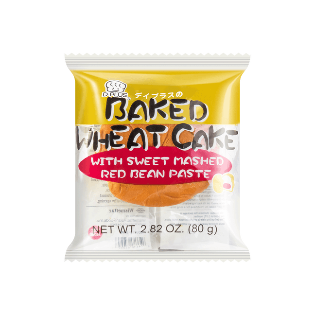 Natural Yeast Bread with Sweet Mashed Red Bean Paste, 2.82oz