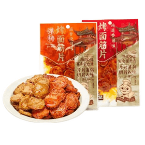 Grilled gluten sheets with spicy and grilled flavor 60g per bag