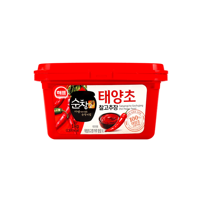 韓国風唐辛子 - 大陽朝コチュジャン 35.2オンス【ビビンバ、トッポギ、チゲ、プルコギ、BBQ用】