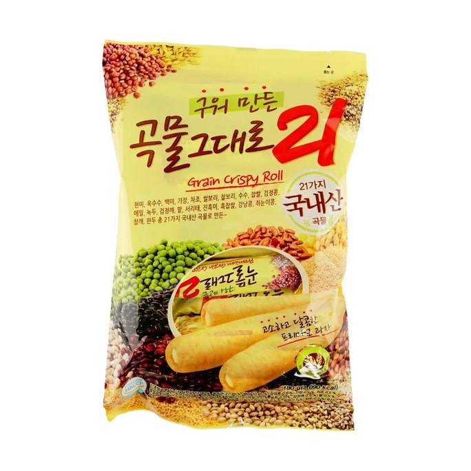 韓國KEMI FOOD 夾心穀物棒 21種穀物能量糙米卷 180g