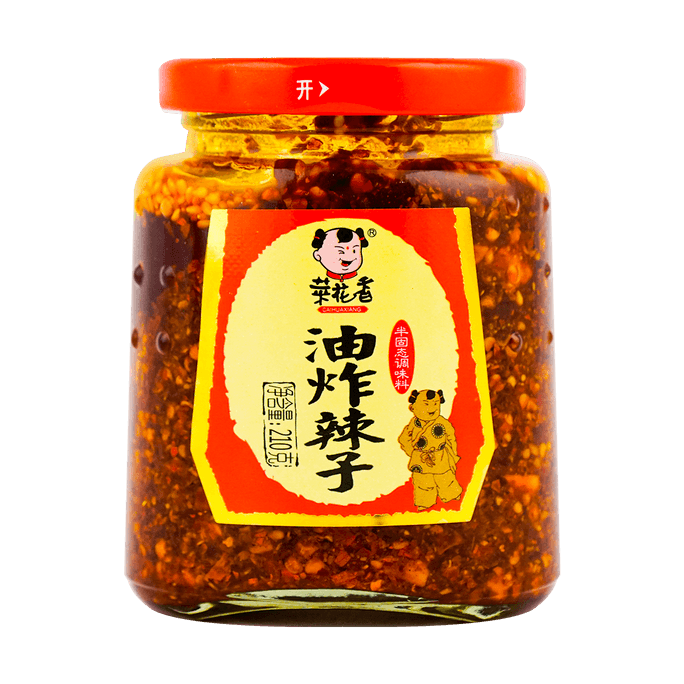 菜花香 油炸辣子 210g 【地道香辣 拌飯拌麵搭檔】