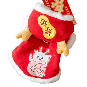 【中国直送】ヒッピードッグ 幸運の服 サイズS (3-5ポンド) 37*25cm*1枚