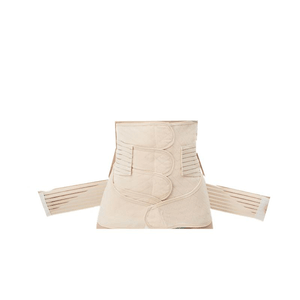 【中國直郵】婧麒 產後收腹帶產婦順產專用孕婦剖腹產塑腰月子束腰束腹束縛帶 膚色產後收腹 順剖通用 不捲邊*1件