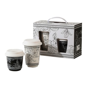 New High Appearance Ceramic Cup Coffee Cup Hand Gift Small Fragrant Style Handheld Cup 2 Gift Boxes
