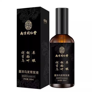 Manganese Hair Loss Prevention And Hair Growth Solution He Shouwu Anti-Hair Loss Serum 102ml