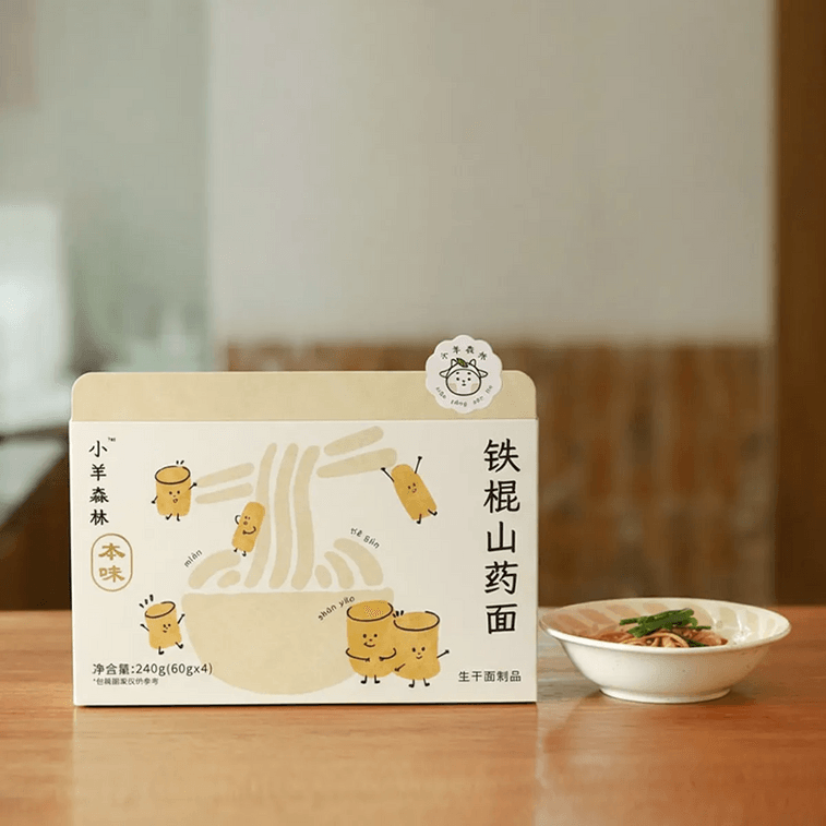 Iron Stick Yam Noodles 10.58oz【40% 실제 마 뿌린 반죽】 4