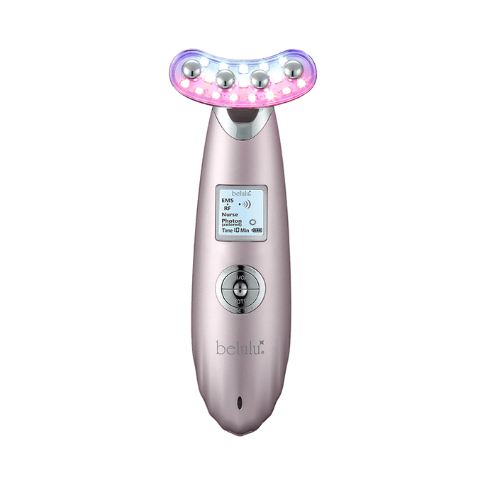 belulu Rebirth Lifting Tightening and Introducing RF Beauty Instrument Pink AC100V~240V 1pc【Special Product Ship Separately】