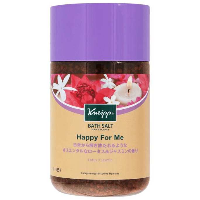 크나이프 목욕소금(850g) - 일본산 재스민과 연꽃 - 피로 회복 및 보습