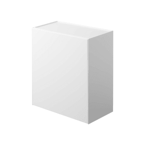 Wall-Mounted Storage Or Trash Bin White