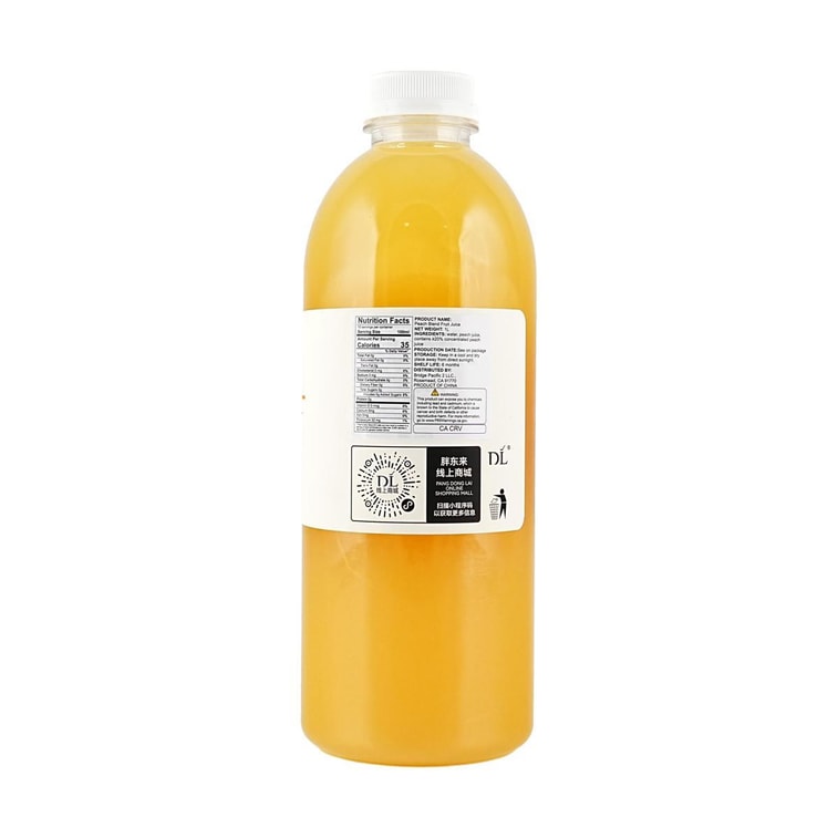 胖东来 100%水蜜桃汁 1L【配料干净0糖0添加】【网红爆款】 5