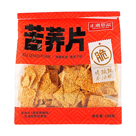 正遇悠品 苦荞片 诱惑香辣味 288g【酥脆有度 香而不腻】